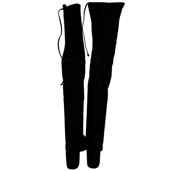 Stuart Weitzman Daphne Over The Knee Boot Black Suede Women's Size 7B NWOB - Picture 3 of 10